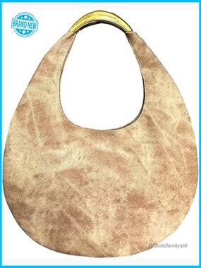 Y2K Hobo Tote Bag Waterproof Faux Leather Shoulder Handbag Easy Clean Work